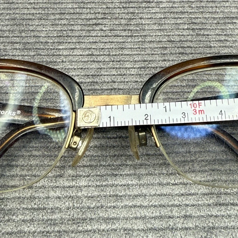 l.a.Eyeworks Thunder 159442 Tortoise Gold Eyeglasses‎ Frames Japan Handcrafted
